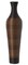 39-Inch Tall Standing Designer Floor Vase - Durable Artificial Rattan - Elegant Two-Tone Dark Brown Finish - Ideal Decor Accent for Living Room, Bedroom, Entryway - Stylish Home Decor Statement Piece